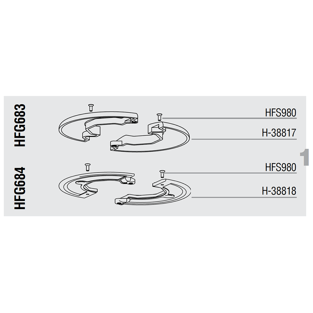 HHFG684 - BOTTOM FLANGE ASSY-0 MKIV (2 x H-38818, 2 x HFS980)