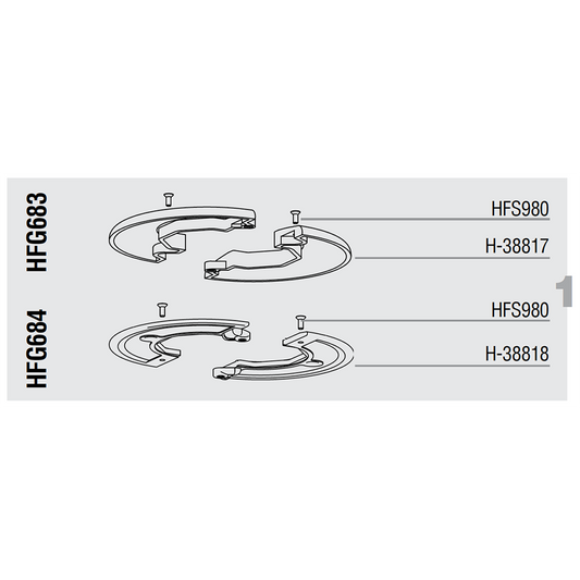 HHFG684 - BOTTOM FLANGE ASSY-0 MKIV (2 x H-38818, 2 x HFS980)