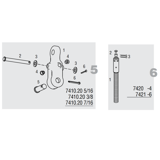 HH-42399 - Clevis Pin 7/16 X1.016 Grip