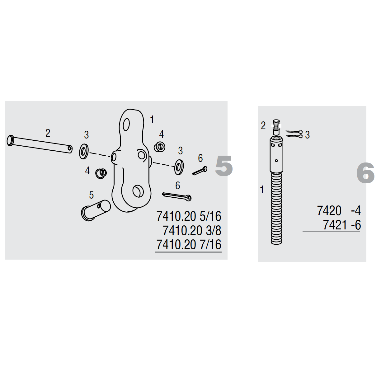 HH-42400 - CLEVIS PIN-3/8"X.891" GRIP