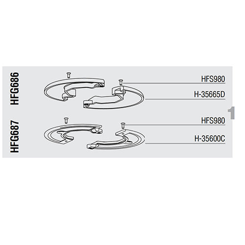 HHFG687 - BOTTOM FLANGE ASSY-1 MKIV, CRUISNG (2 x H-35600C, 2 x HFS980)
