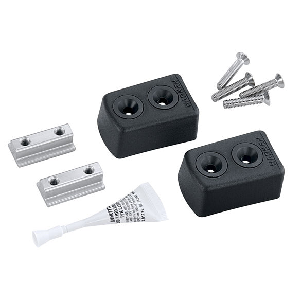 Harken Battcar System A 22mm Track Endstop Kit — Flat Mast Groove - #3809