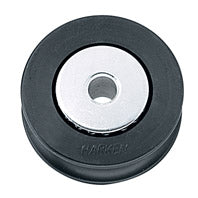 Harken Sheave, Aluminum, Ball Bearing; OD 2 1/4", ID 3/8", Width 7/8", Max Line 1/2", Max Wire 5/16" - #727