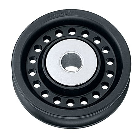 Harken Sheave, Aluminum, Ball Bearing; OD 3", ID 1/2", Width 7/8", Max Line 1/2", Max Wire 5/16" - #754