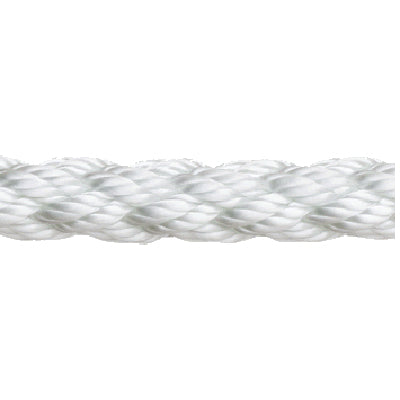 Pre-Cut Mega Plait SALE, 9/16", White, 60 Feet