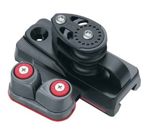 Harken 32mm ESP End Control — Double Sheave, Cam Cleat, Set of 2 - #E3256